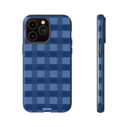Cuadrille azul iPhone