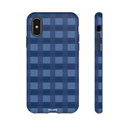 Cuadrille azul iPhone