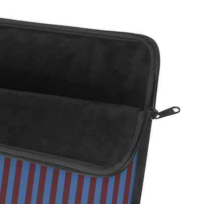 Copy of Purple Stripe Laptop Sleeve — Pink & Lavender Vertical Striped Protective Case