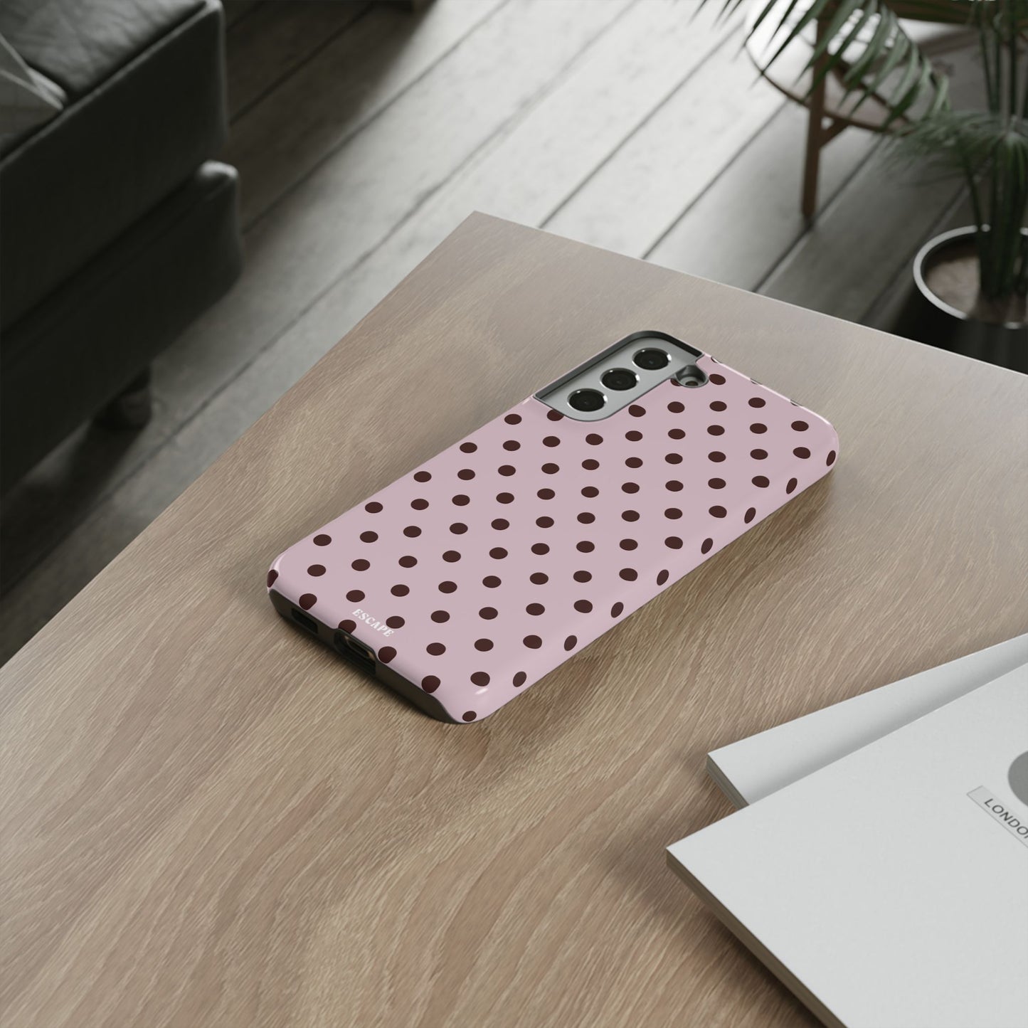 Lunares pink Samsung