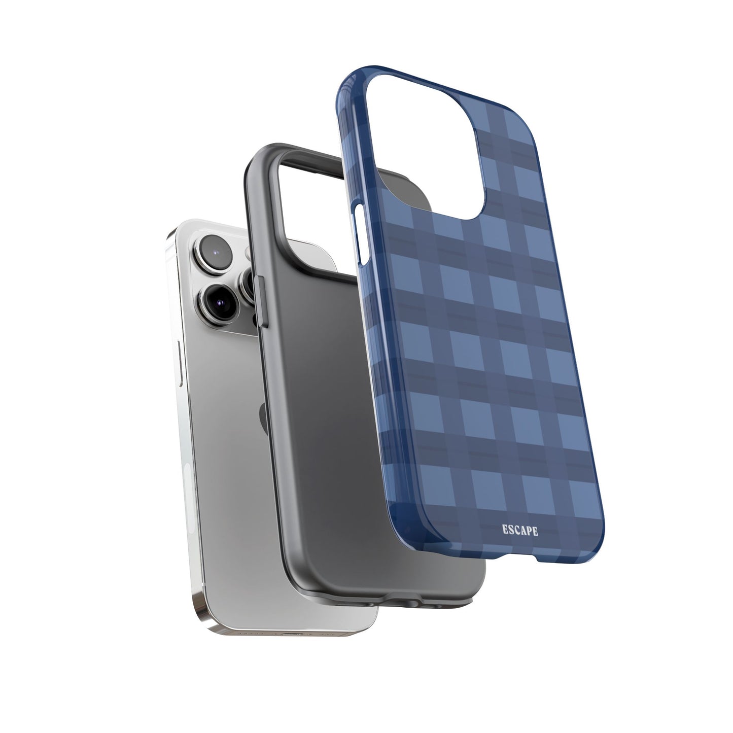 Cuadrille azul iPhone
