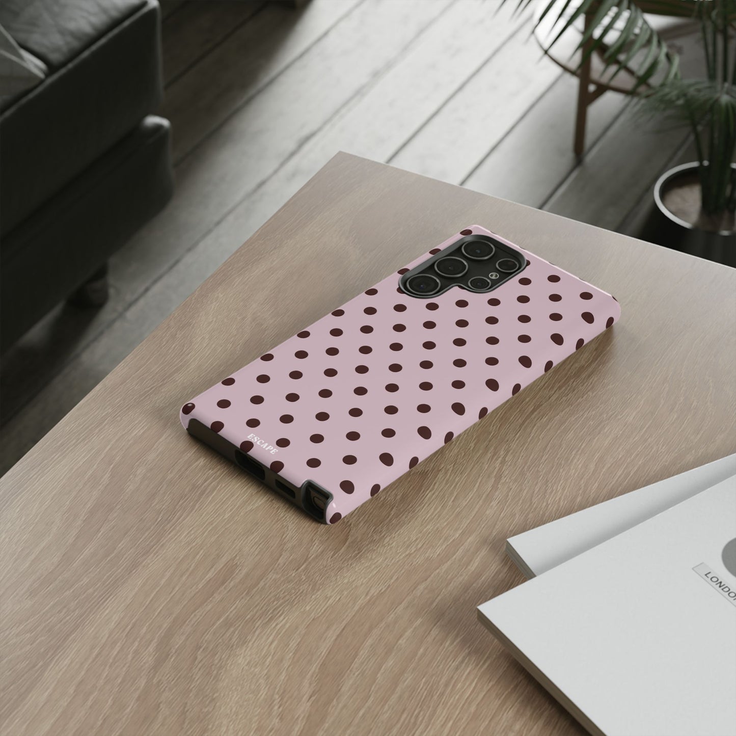 Lunares pink Samsung