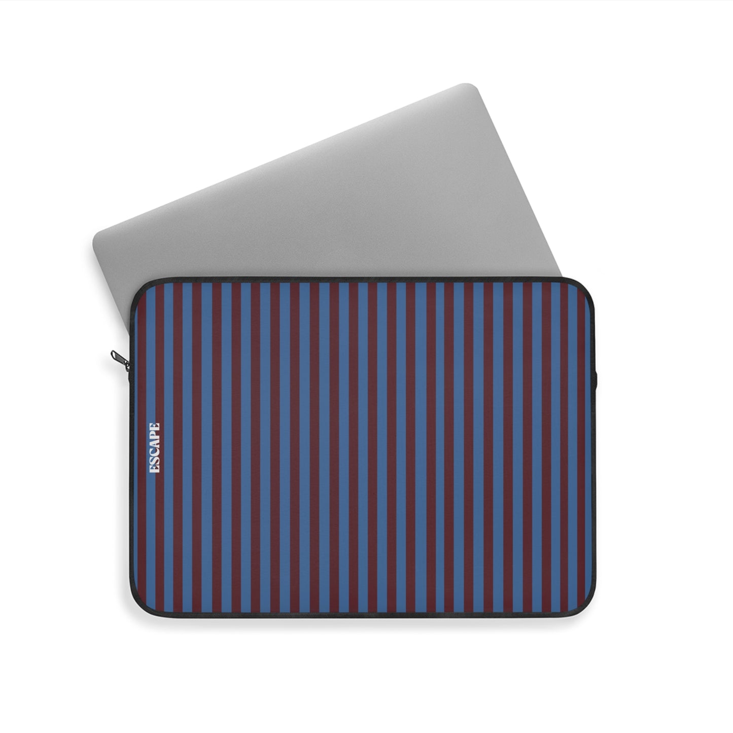 Copy of Purple Stripe Laptop Sleeve — Pink & Lavender Vertical Striped Protective Case